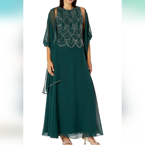 Jkara Dresses & Skirts - Special Occasion Dress with Scarf